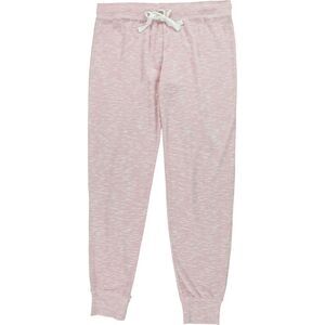 Tags Weekly Womens Heathered Pajama Jogger Pants, Pink, M, DM